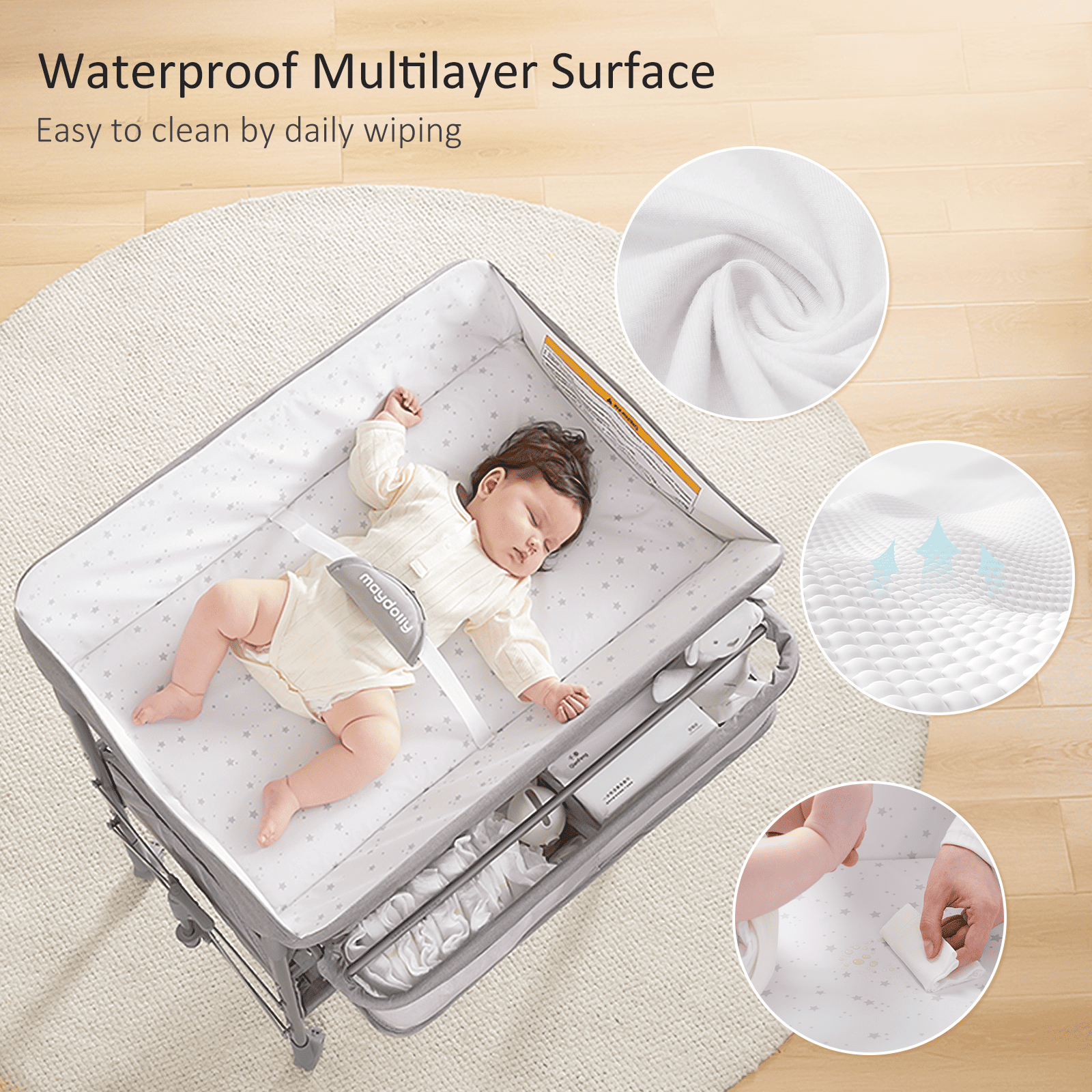 Maydolly 248 Portable & Waterproof Baby Changing Table