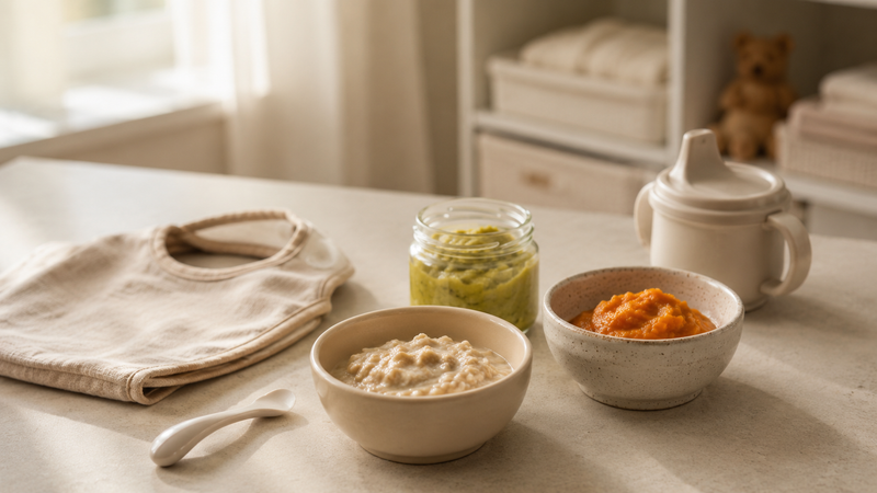 Starting Solids at 6 Months: High Chair, First Foods, and Safety Basics