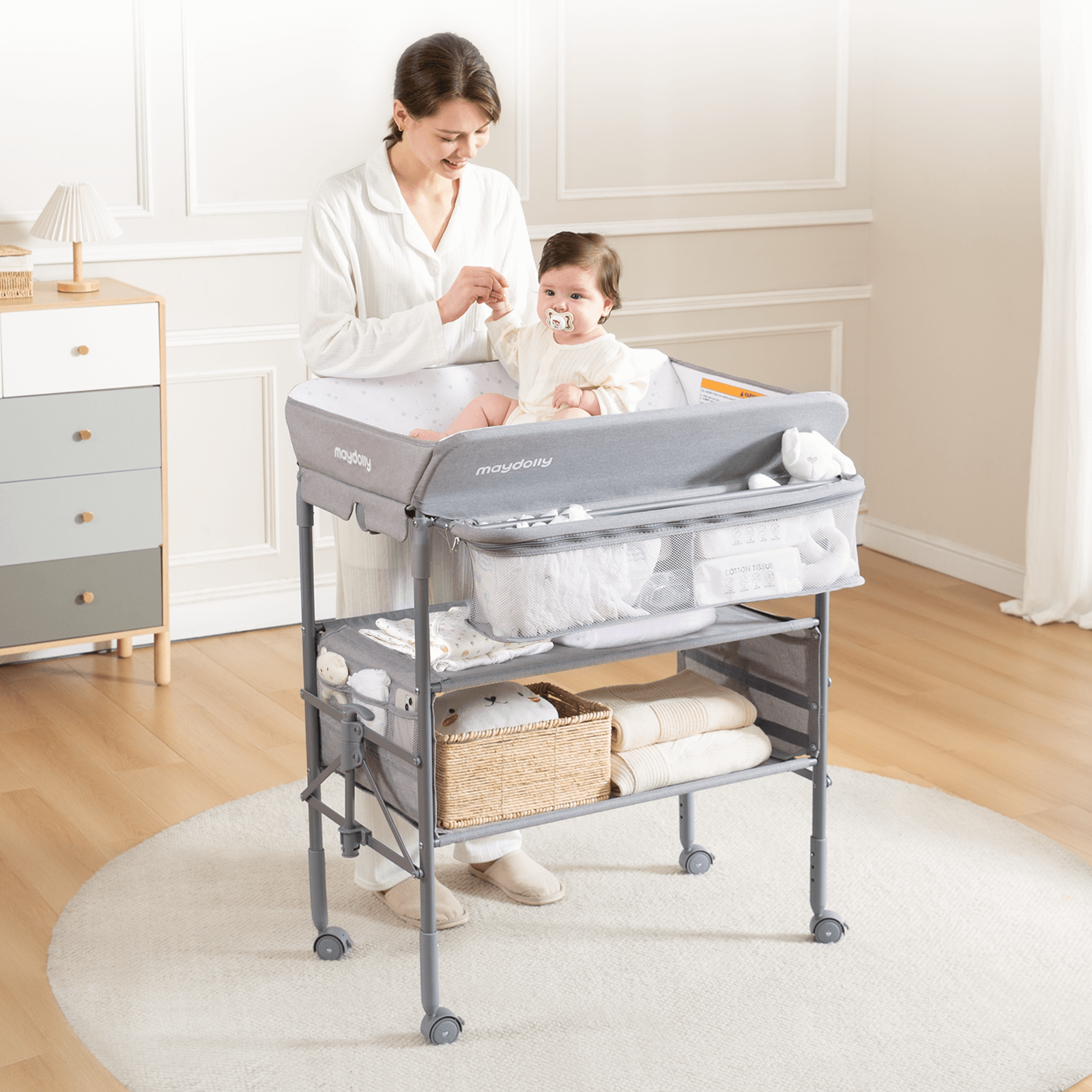 Maydolly 248 Portable & Waterproof Baby Changing Table