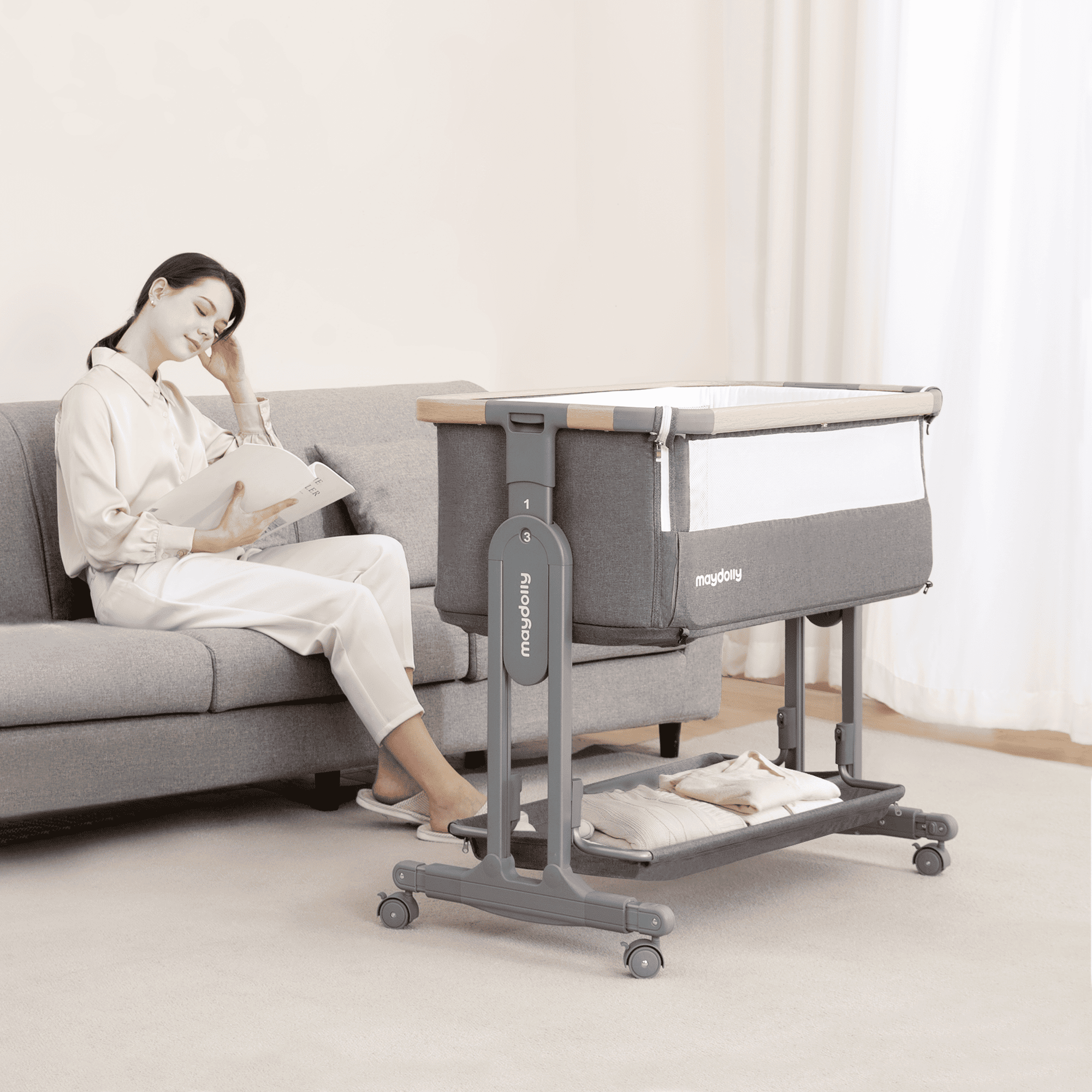 Maydolly 707 Baby-Beistellbett