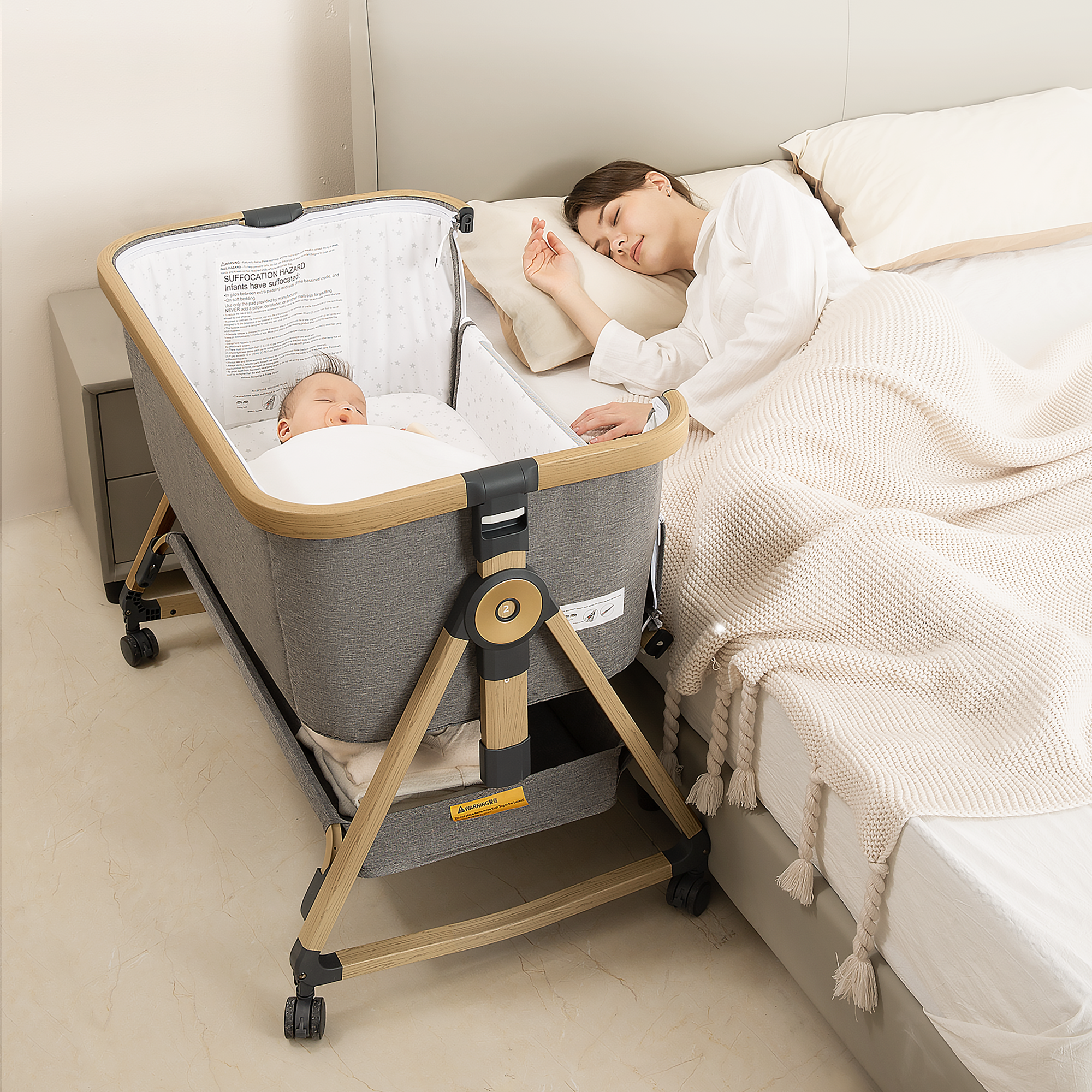 Baby Bedside Bassinet Plus