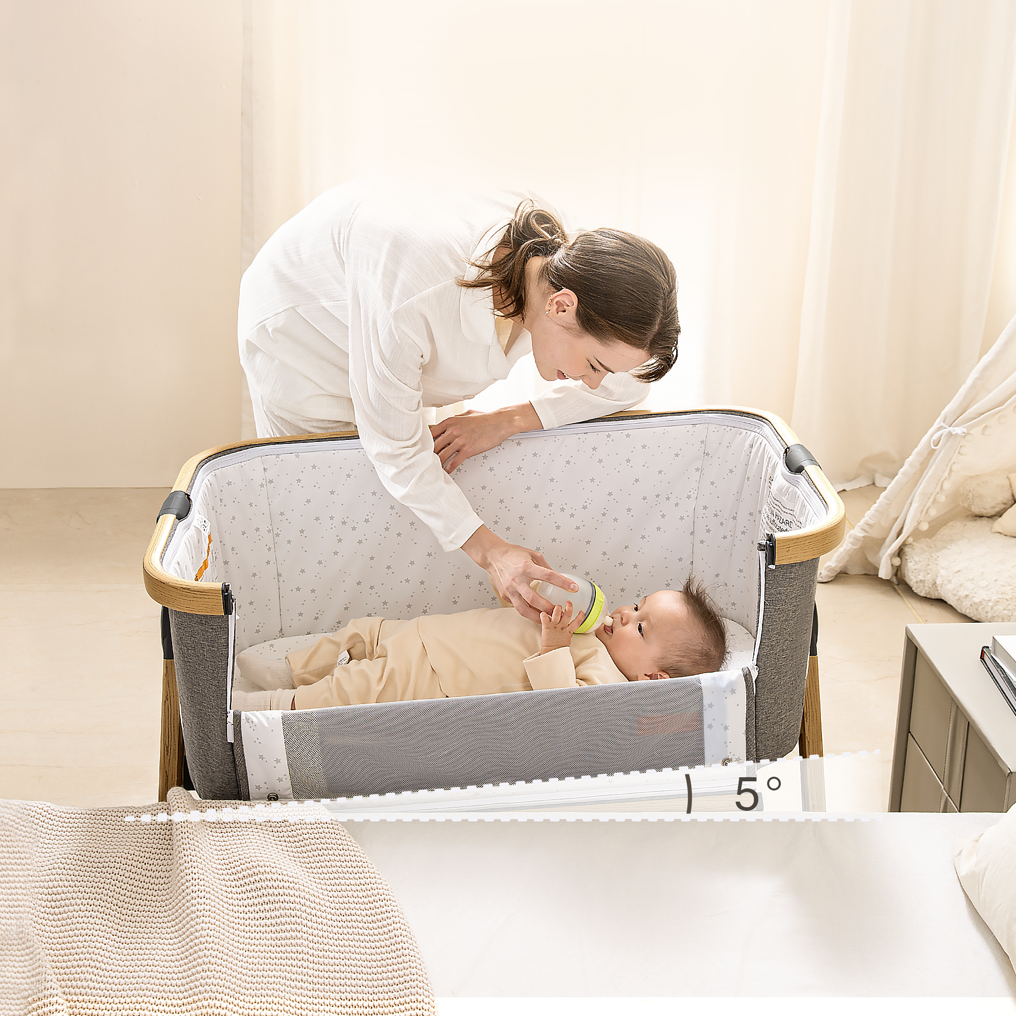 Baby Bedside Bassinet Plus