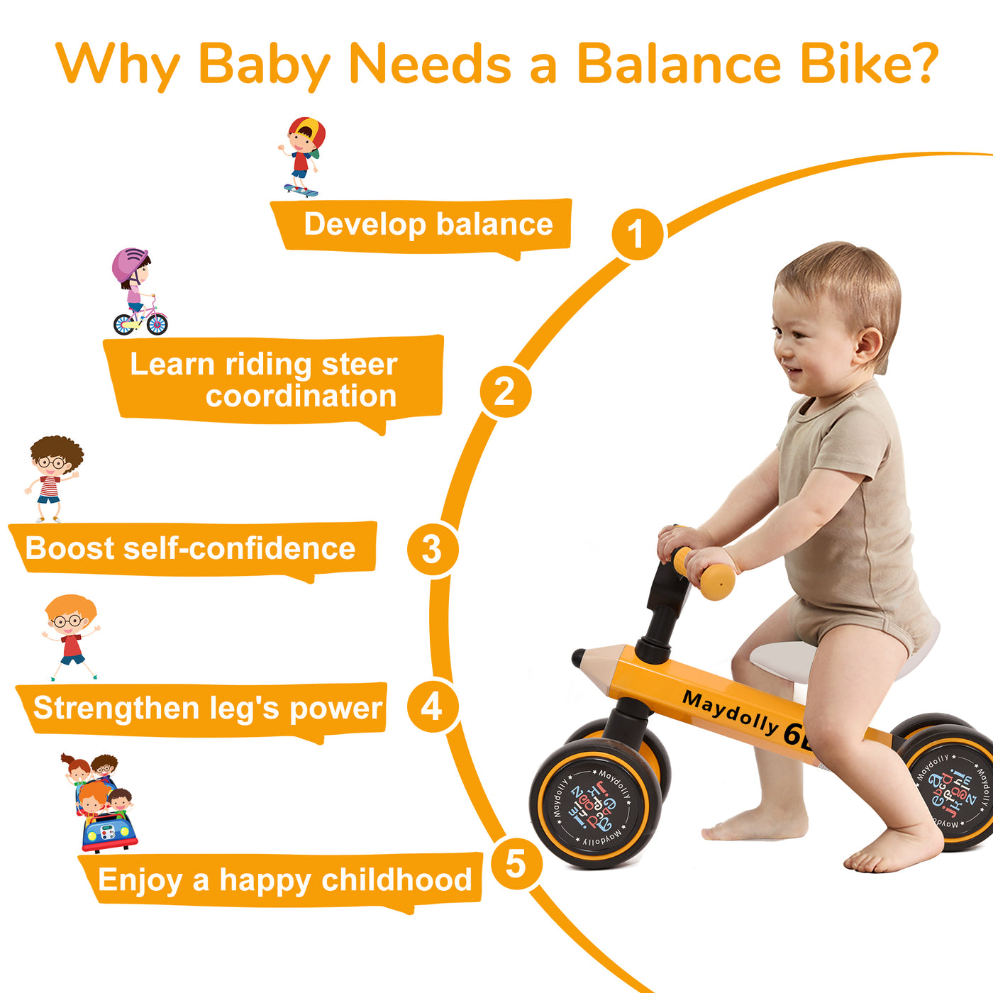 baby balance bike 10-24 months